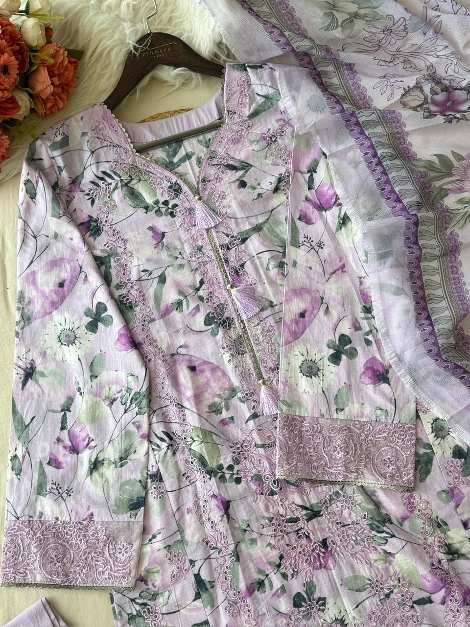 Unstitched  Lawn Suit-4001