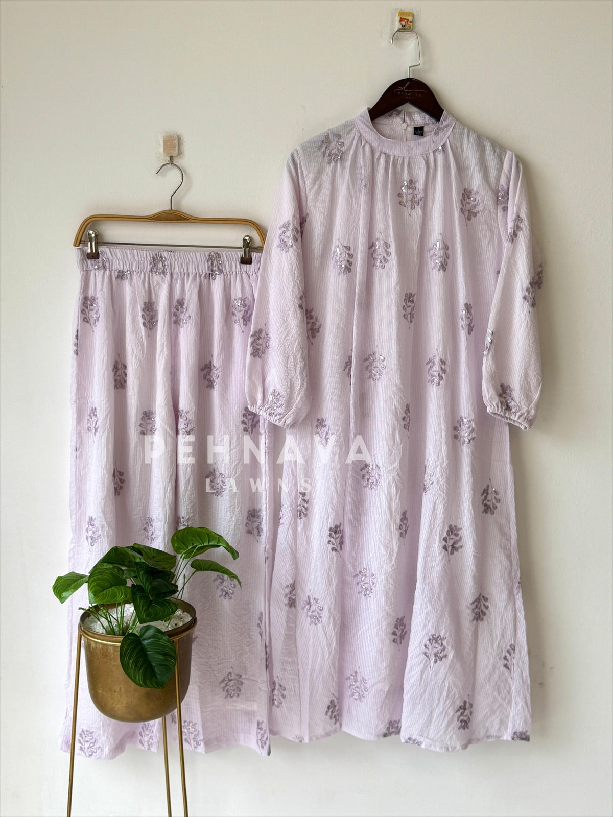Floral Embroidered Co-ord Set-