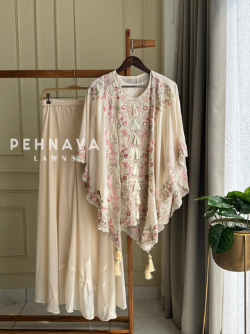 Georgette Party wear Tassel Detail Suit