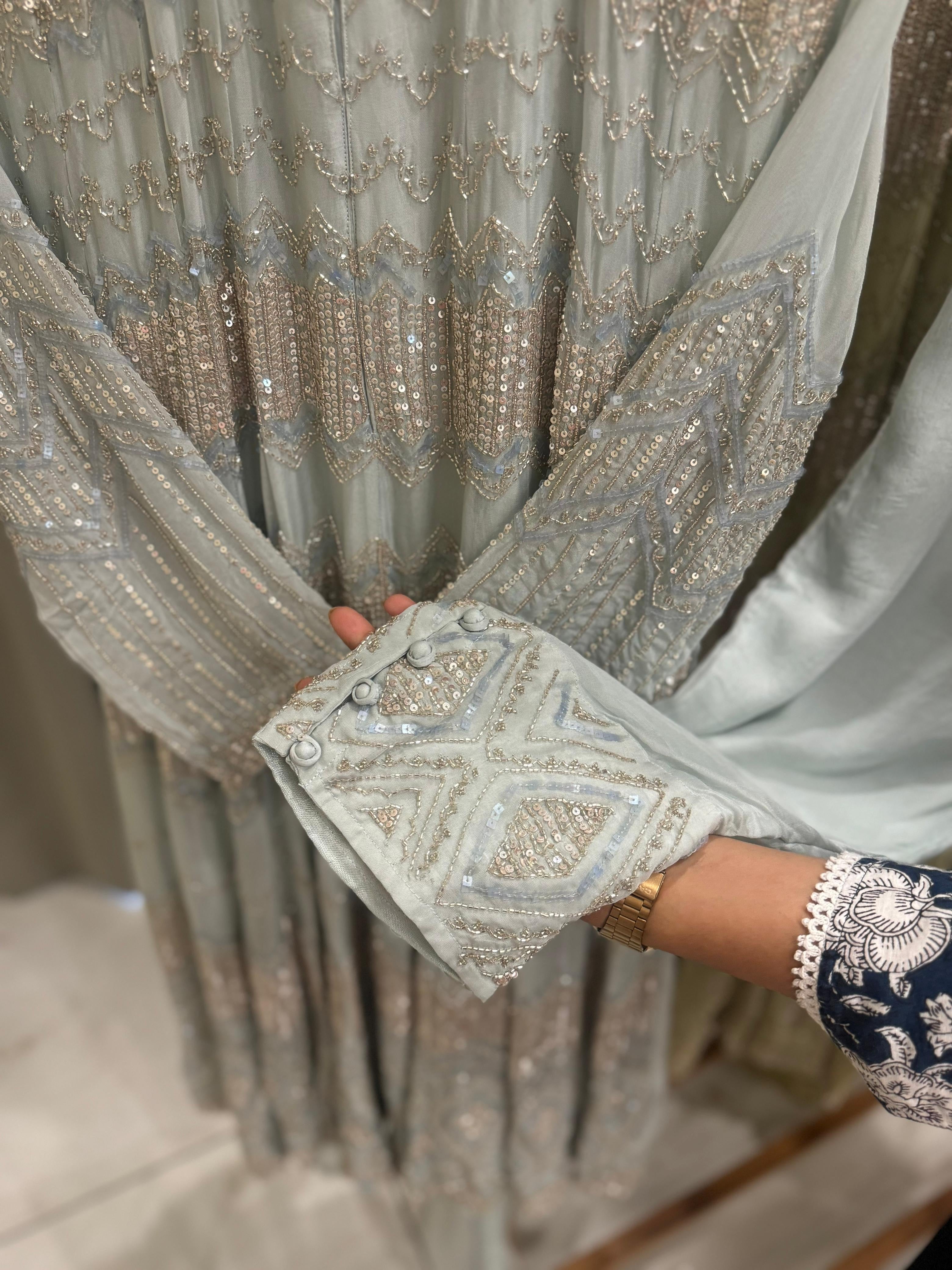 Premium handworked anarkali suit