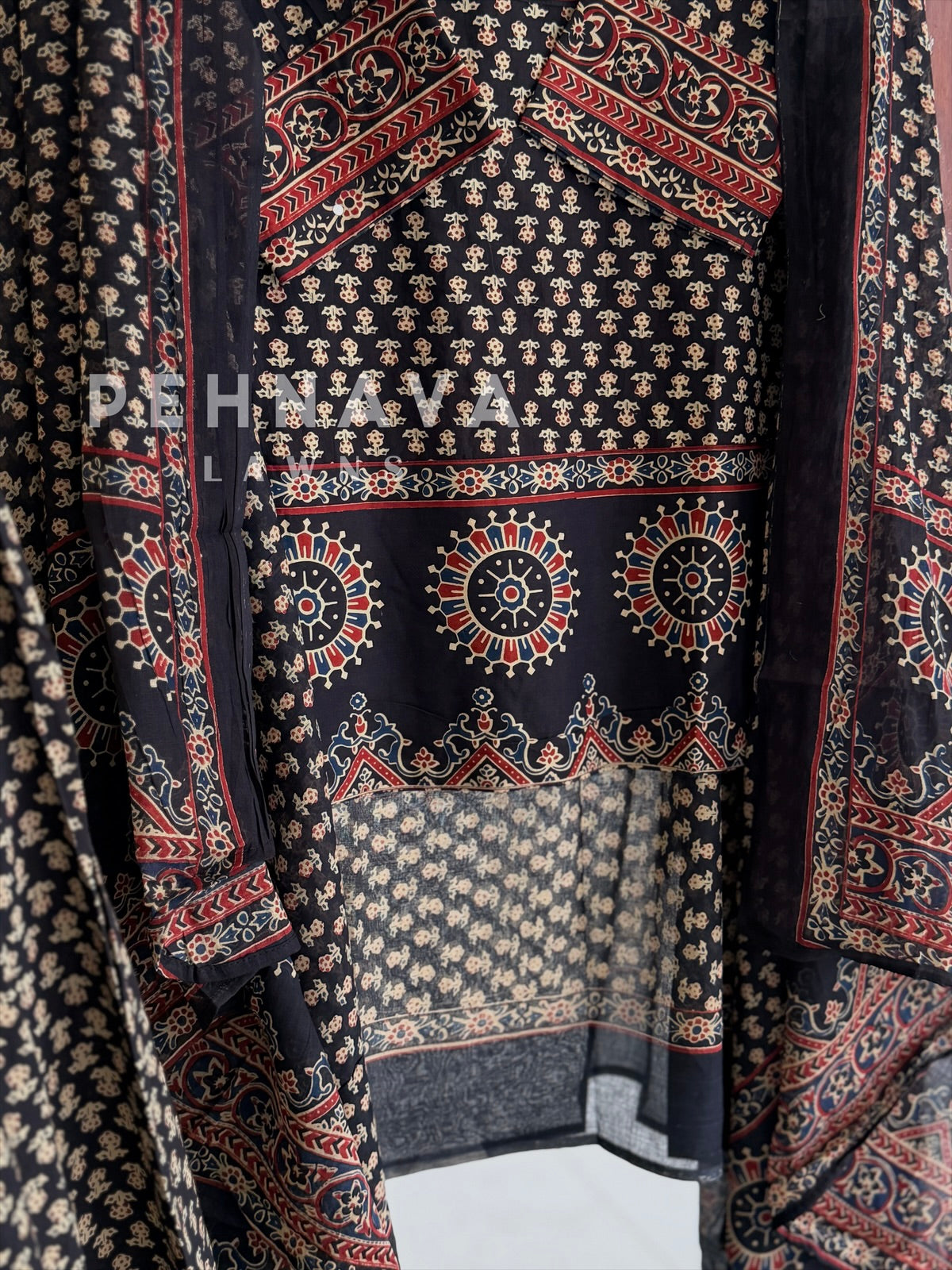 Ajrakh Printed Suit-244