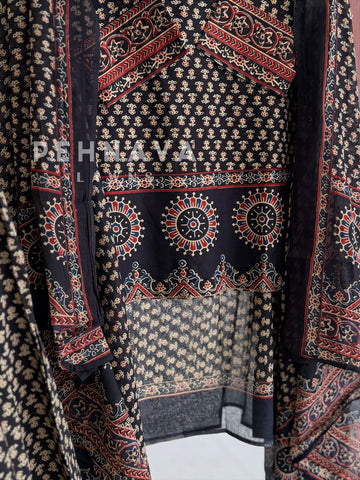 Ajrakh Printed Suit-244