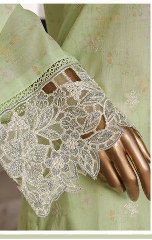 Signature Lawn Suit Featuring Lace Detailings-8