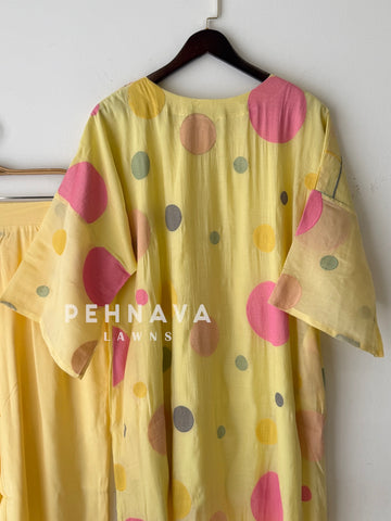 Polka Dot Appliqué Three Piece Set