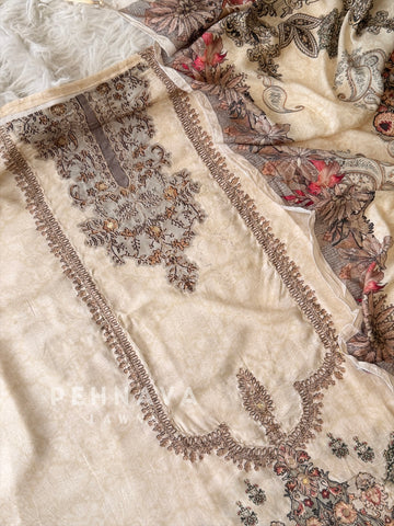Muslin Unstitched Suit 367