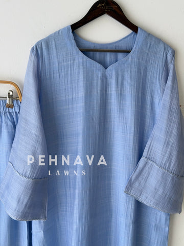 Minimal Imported Kurta & Pants Two-Piece Co-ord Set B286
