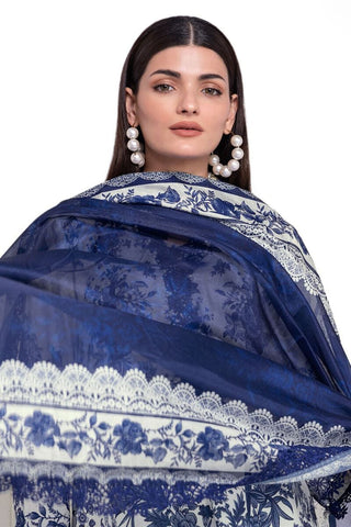 Khaadi Unstitched embroidered Lawn suit-7930