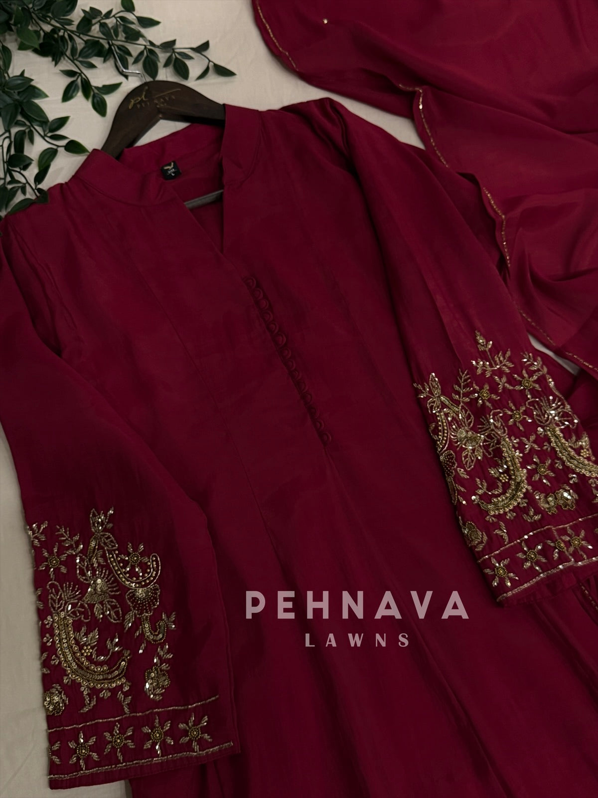 Chanderi Handworked Ensemble-H289