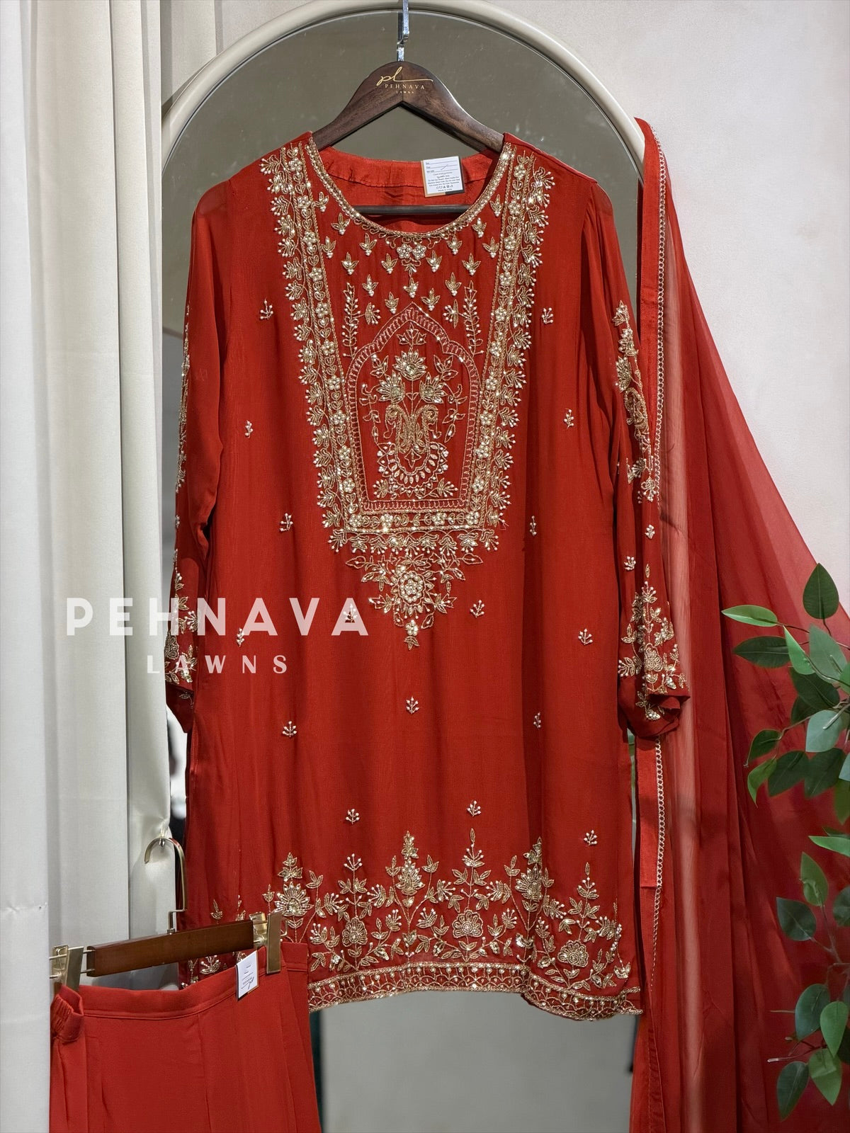 Premium  Handworked Sharara Suit