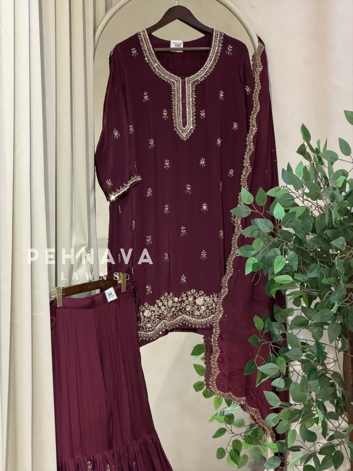 Premium Handworked Chinnon Ensemble