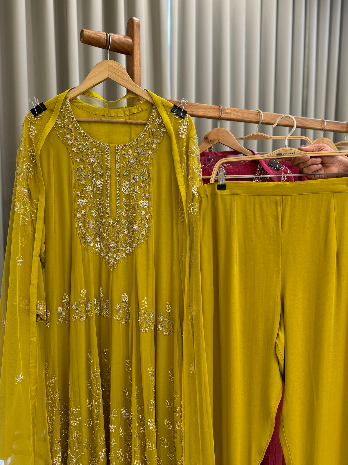 Heavy Handworked Anarkali Suit-with color options