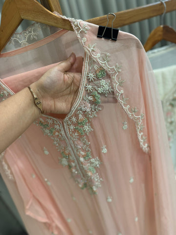 Heavy-handworked Premium Semi-stitched Suit