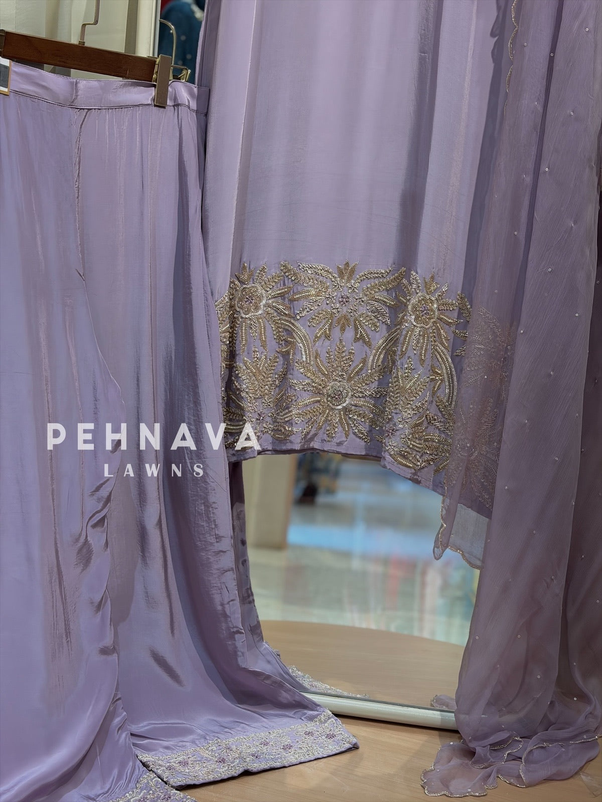 Premium zardosi Handworked Suit-11290