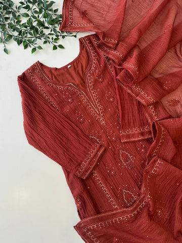 Mul-chandheri Premium 3 piece  Suit