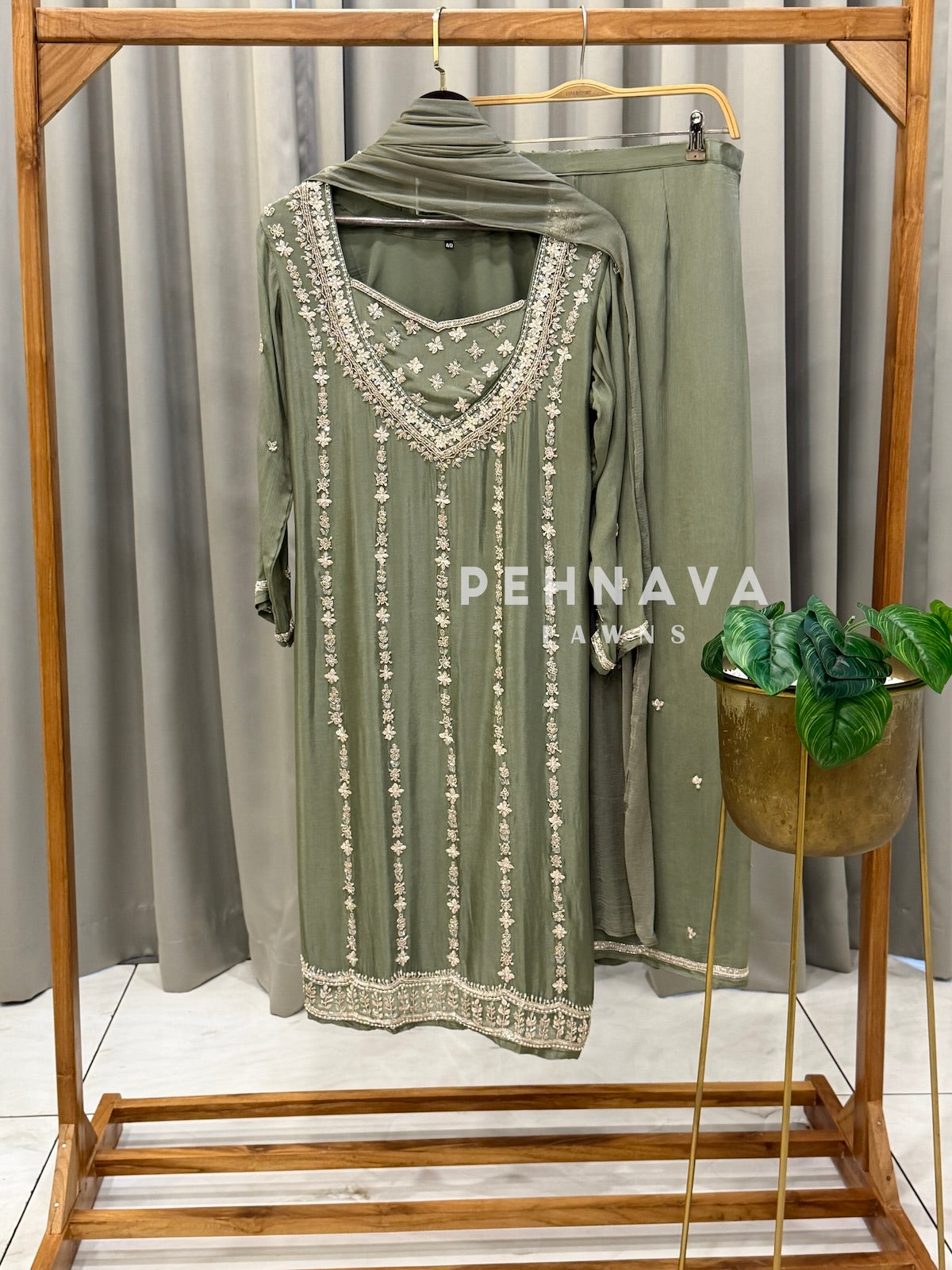 Premium Handworked Chinnon Ensemble-9079