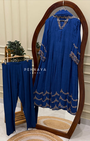 Handworked Anarkali Ensemble