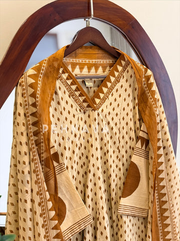 Block Printed Cotton Suit Set