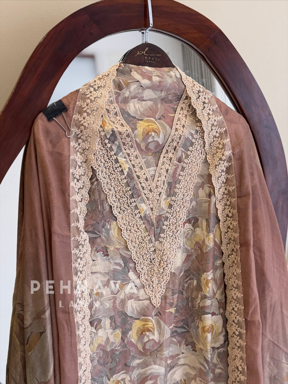 Muslin Floral Printed Suit