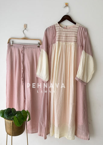 Colour-Blocked Flared Co-ord Set 2197