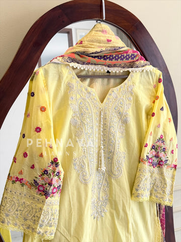 Floral Embroidered Farshi Salwar T1128