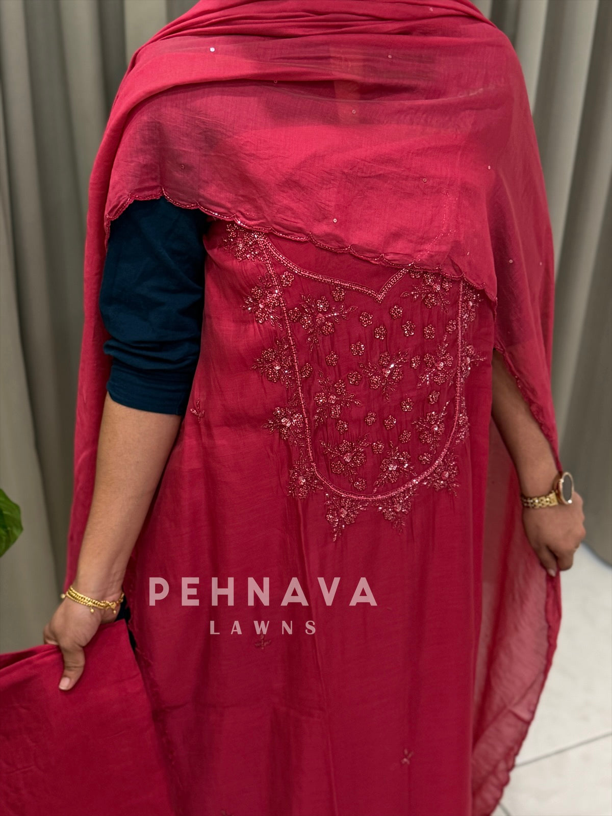 Premium Handworked Unstitched Suit