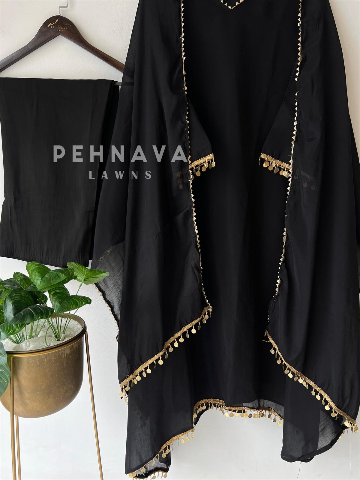 Tassel Work Three Piece(5-7 Days Delivery Time) - Pehnava Lawns