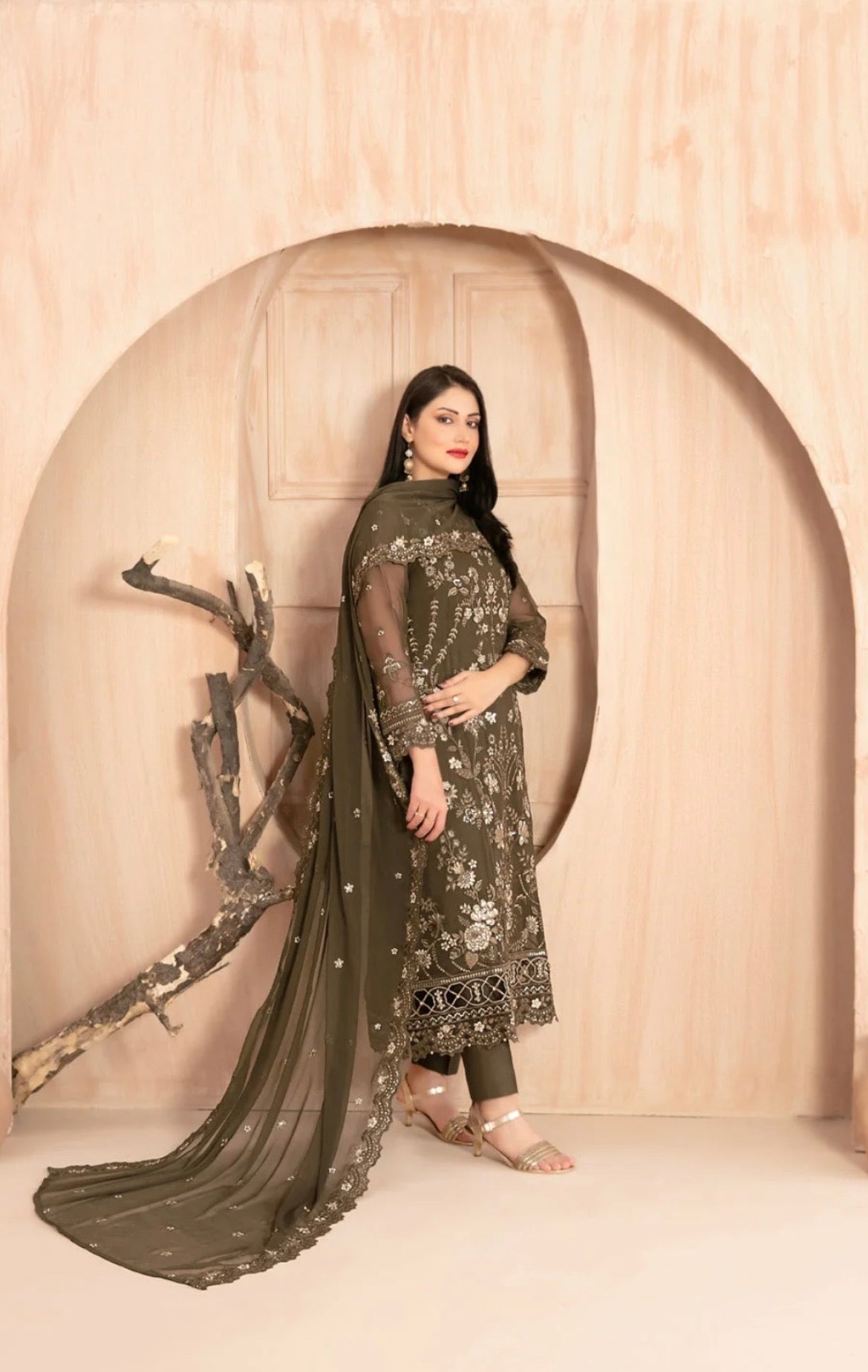 Tawakkal Afsanay Premium Semi Stitched Suit D-4911