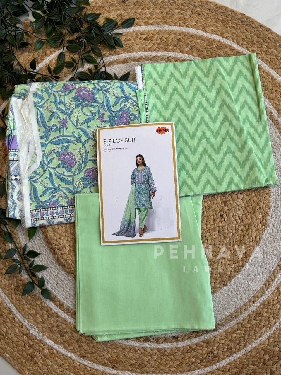 Premium Khaadi Printed Lawn Suit