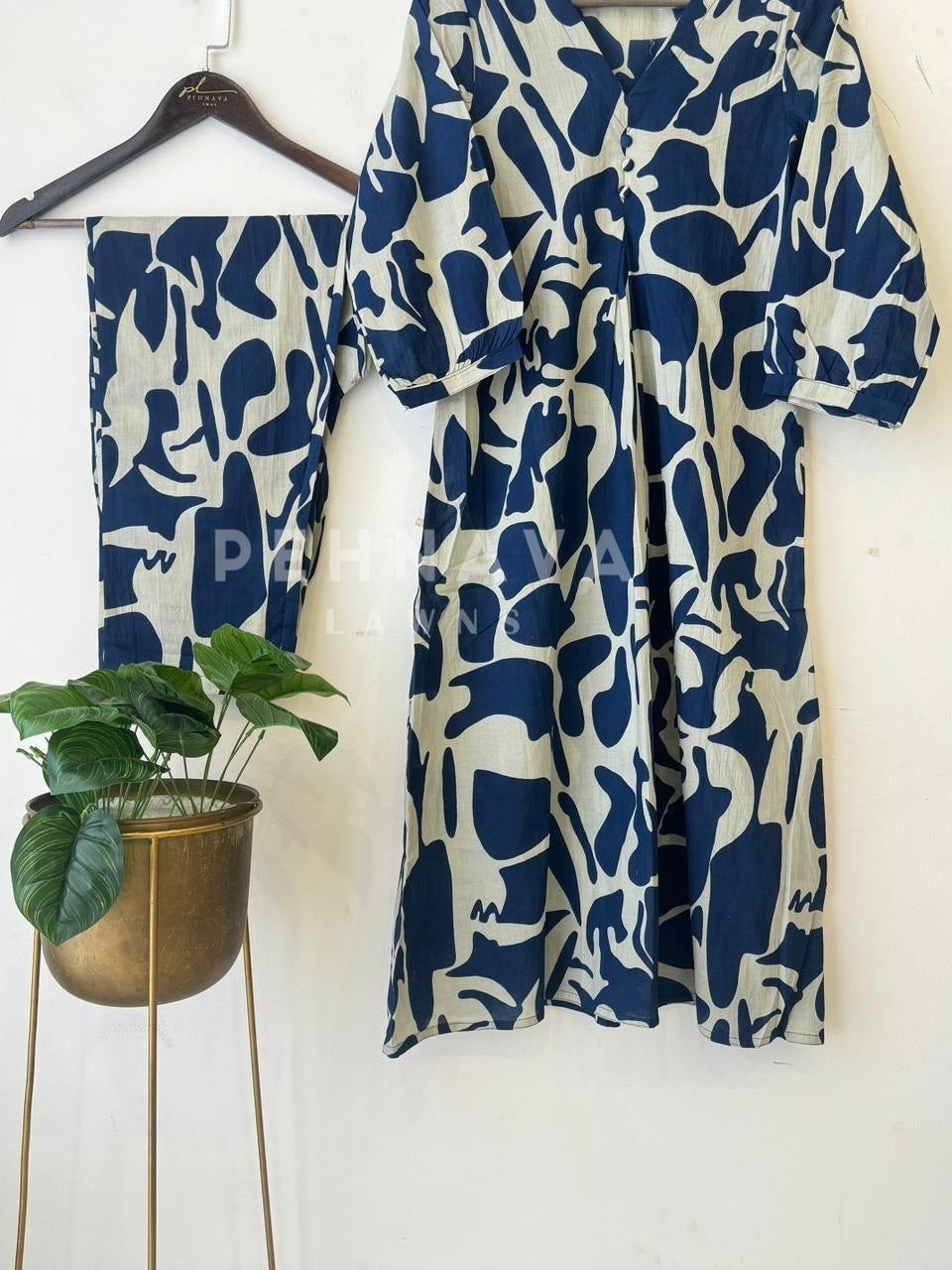 Printed Co-Ord Set-18707 - Pehnava Lawns