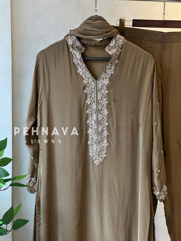 Premium hand worked sharara suit