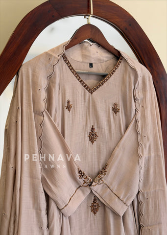 Floral Embroidered Suit Set N3009