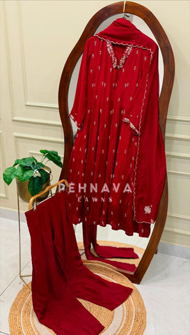 Handworked Anarkali Attire