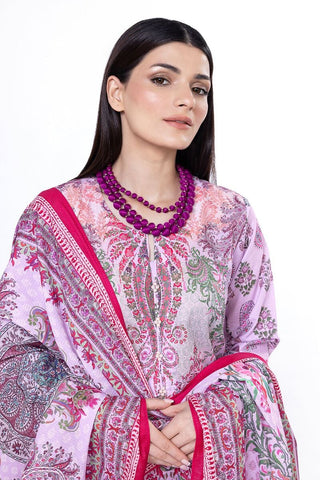 Khaadi Unstitched Printed Lawn suit-0115