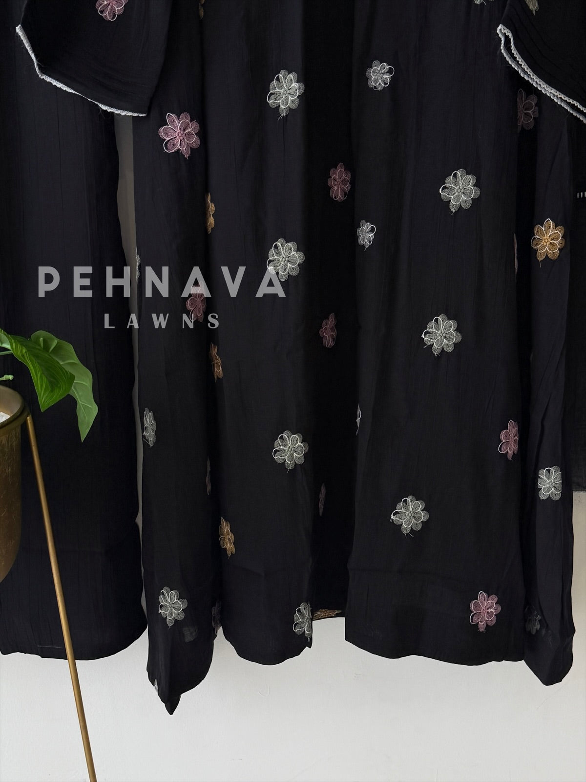 Floral Embroidered Imported Ensemble SN6113