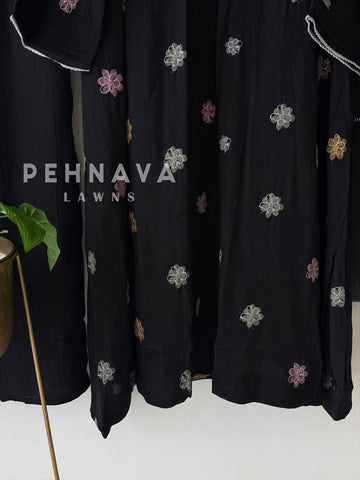 Floral Embroidered Imported Ensemble SN6113
