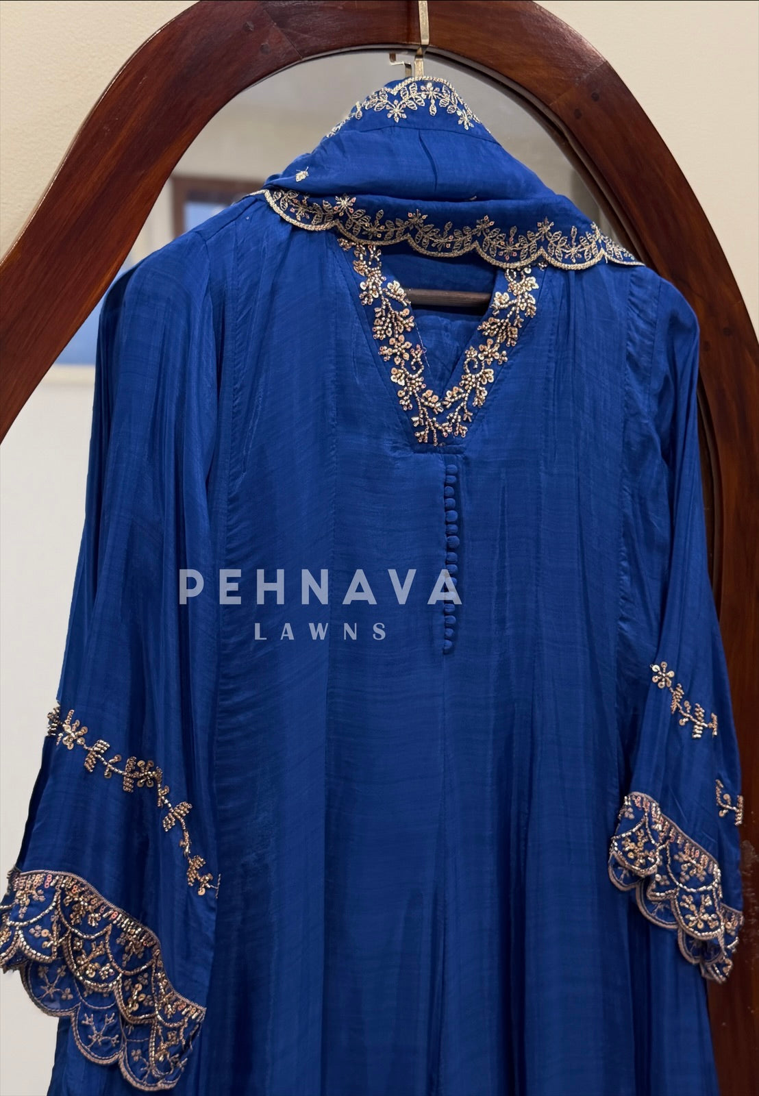 Handworked Anarkali Ensemble