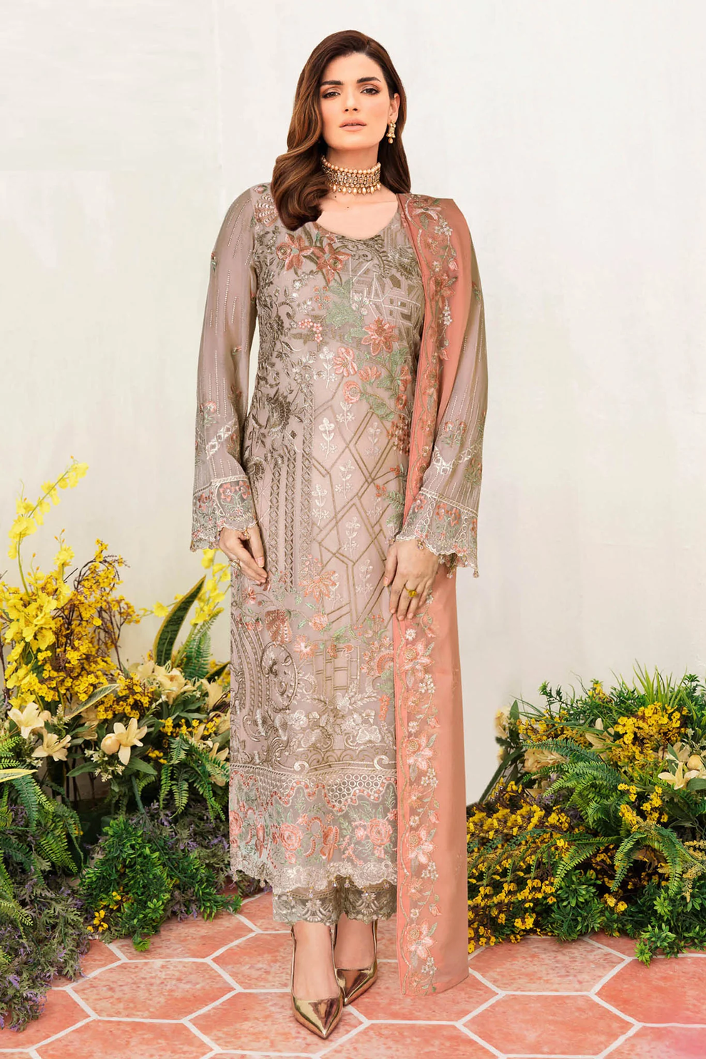 SANGEET Luxury Chiffon Collection Vol-2 by Ramsha | B-201