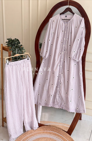 Floral Embroidered Co-ord Set 4981