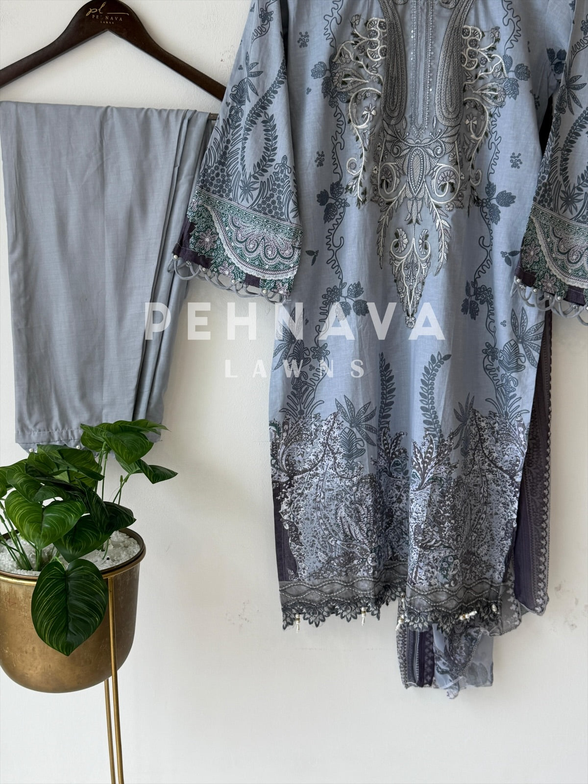 Floral Printed Ready to wear suit-1734