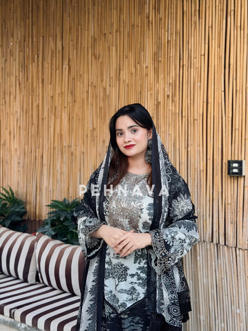 Printed Cotton Suit 1344