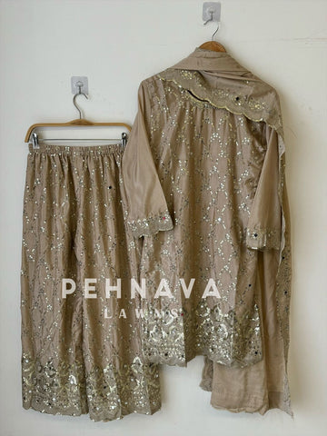 Party Wear Sharara Suit-839