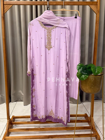 Premium Crepe Handworked Ensemble -1320