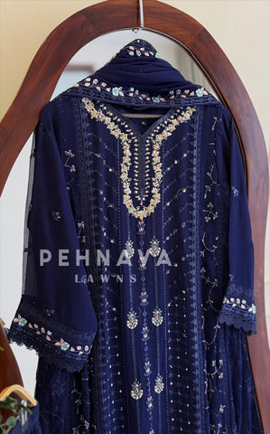 Agha Noor Formal Chiffon Ensemble