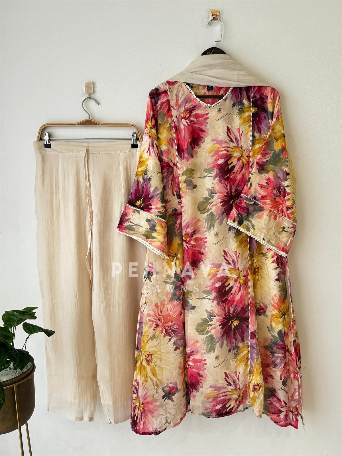 Floral Printed Suit