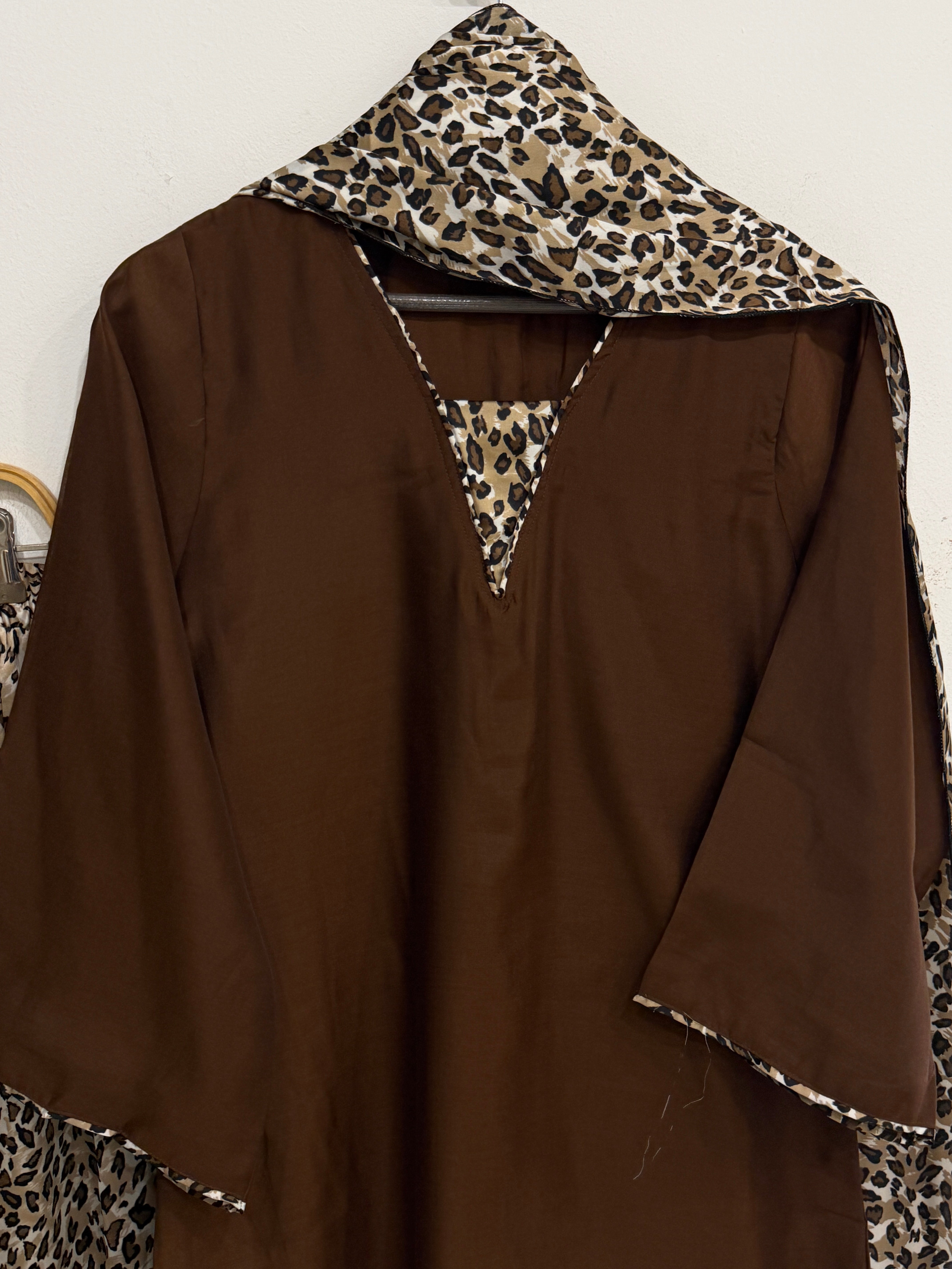Minimal Animal Printed Three Piece Suit