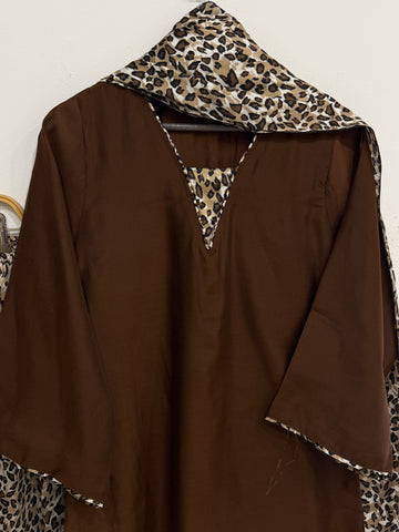 Minimal Animal Printed Three Piece Suit
