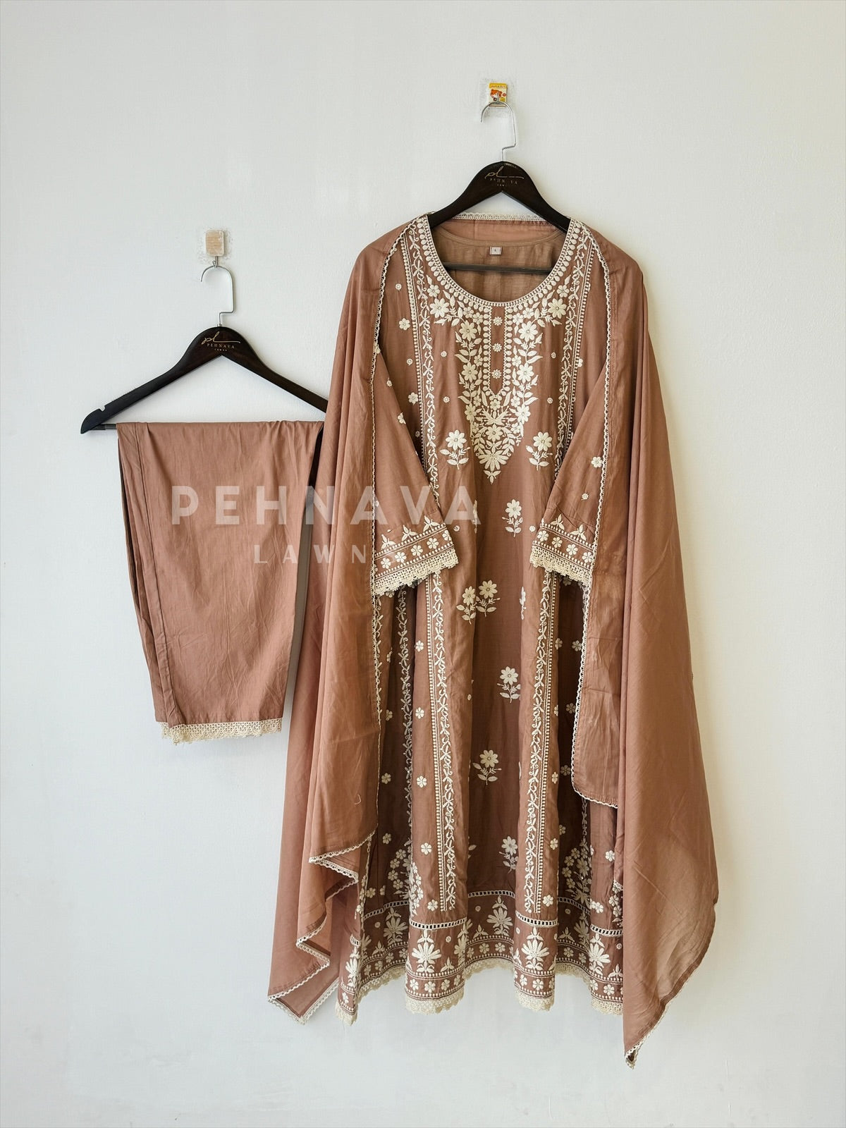 Cotton Embroidered Suit-12882 - Pehnava Lawns