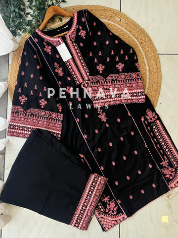 Embroiza Pakistani Modern Two Piece Suit-Nouri