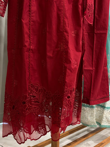 Luxurious Trendy Pure lawn Suit-0929