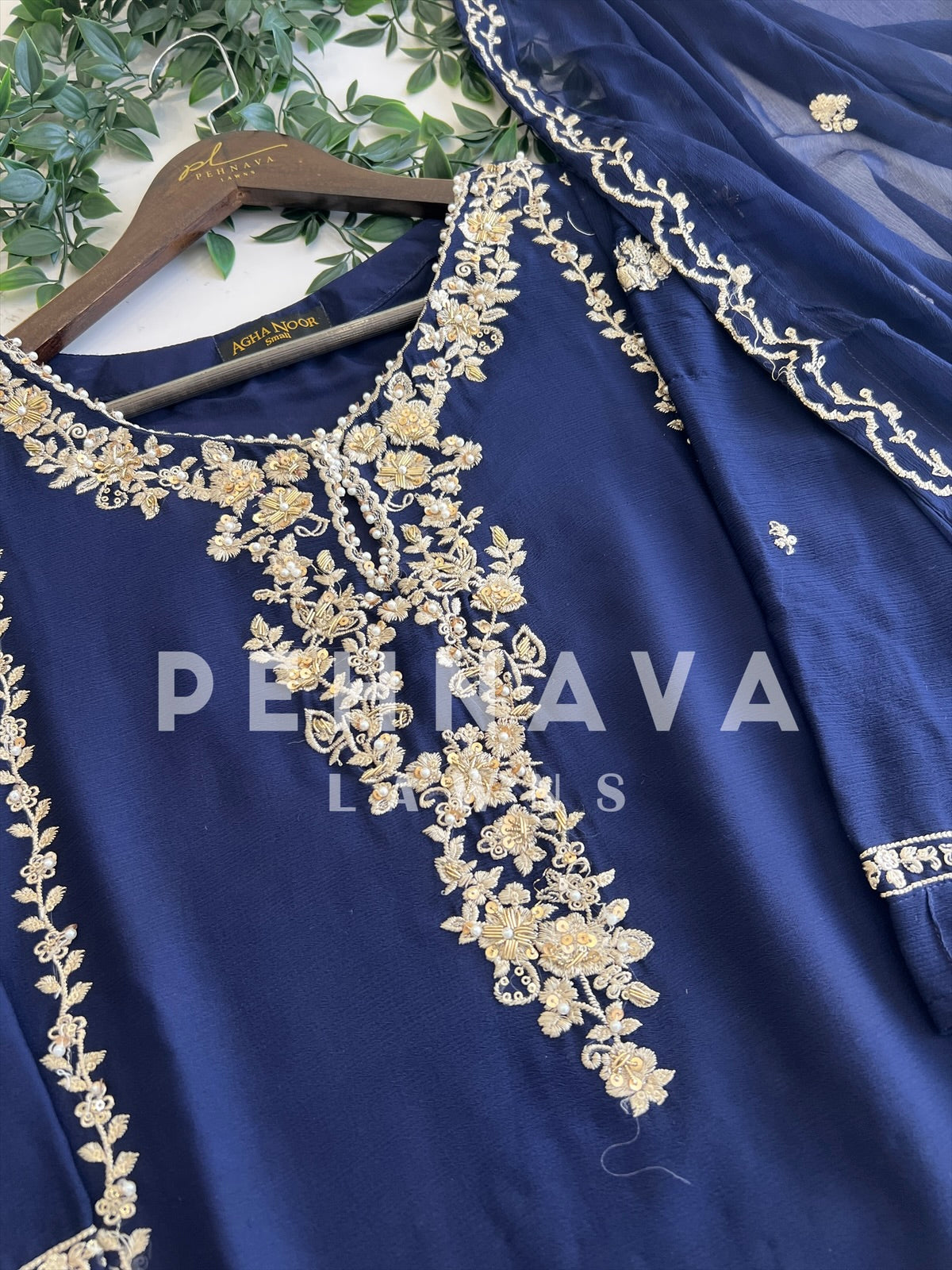 Premium Agha Noor’s Chiffon Suit-1622